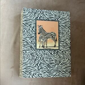Zebra Pattern Photo Album
